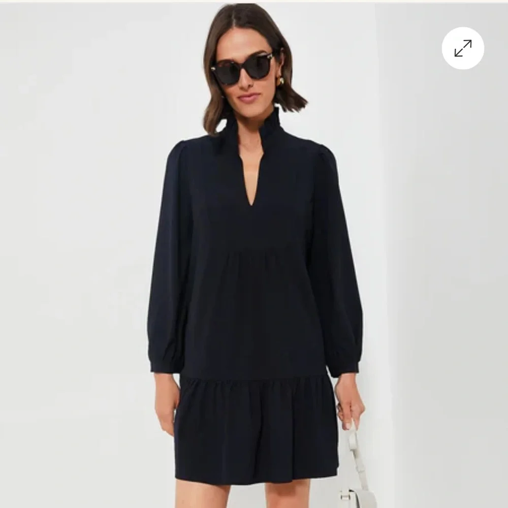 TUCKERNUCK NAVY CREPE PALMERSTON DRESS XL - Picture 2 of 8